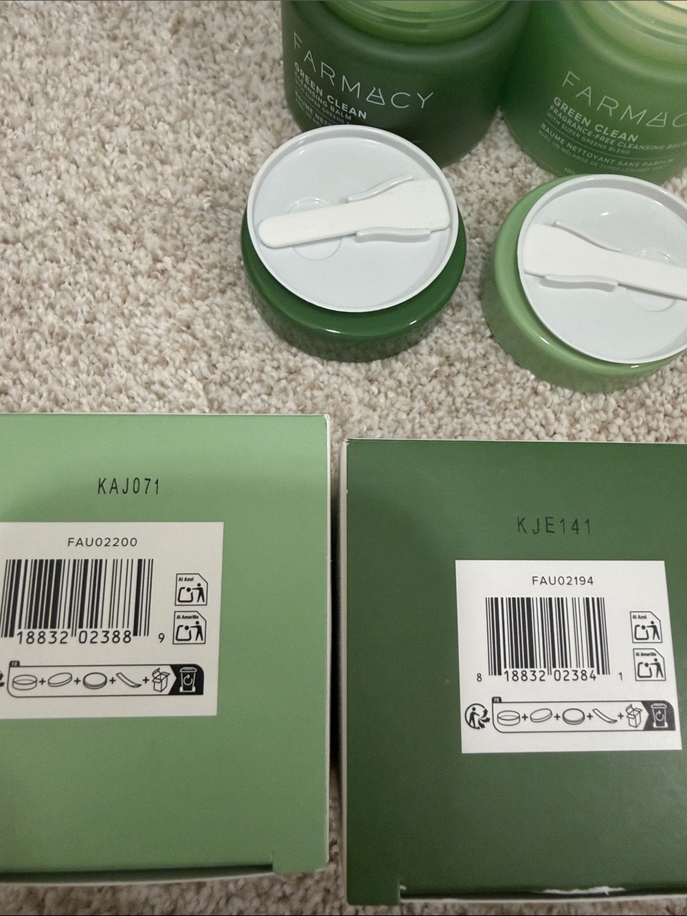 2 Farmacy Green Clean Cleansing Balms - Picture 4 of 4